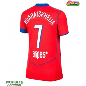 Paris Saint-Germain Khvicha Kvaratskhelia #7 Tredje Tröja Kvinnor 2025-26 Kortärmad